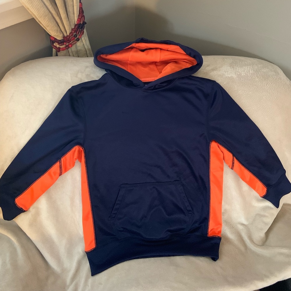 MTA dark blue/orange hoodie boys size 4/5